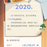 我的支付宝2020账单