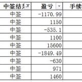 港美股打新近10个月，总盈利19668