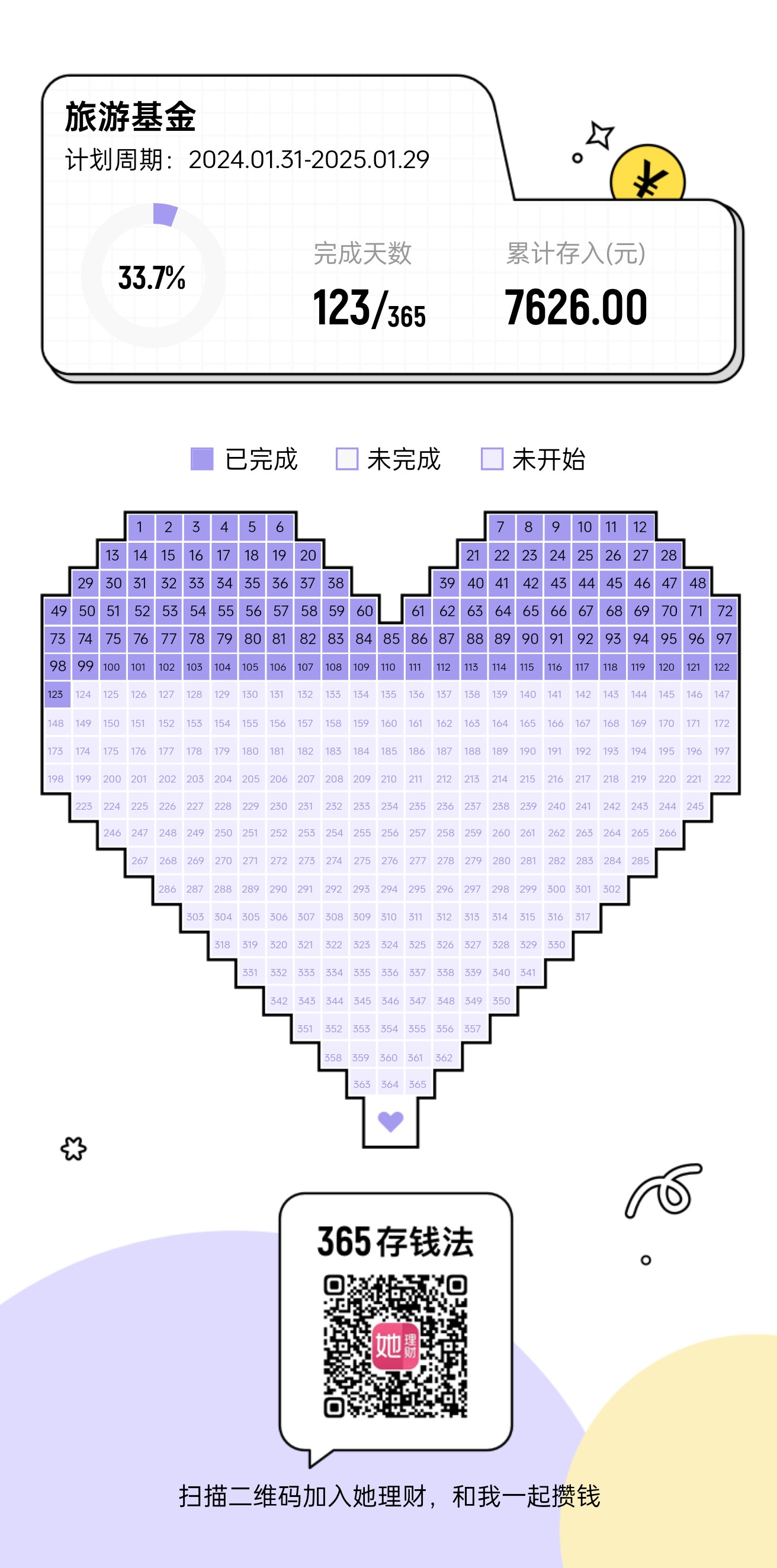 开始第7排打卡